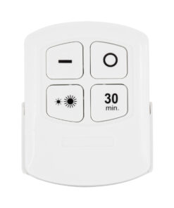 GLOBOSTAR® NEONSIGN 78575 Διακοσμητικό Φωτιστικό Τοίχου Νυκτός με RF Ασύρματο Χειριστήριο LED 2W 180lm 120° DC 3.6V με 3xAA Μπαταρίες IP20 Θερμό Λευκό 2700K Dimmable - Μ9 x Π2.3 x Υ9cm - Πακέτο 3 Τεμαχίων - 2 Χρόνια Εγγύηση 27 79045 8