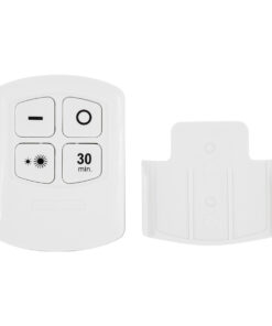 GLOBOSTAR® NEONSIGN 78575 Διακοσμητικό Φωτιστικό Τοίχου Νυκτός με RF Ασύρματο Χειριστήριο LED 2W 180lm 120° DC 3.6V με 3xAA Μπαταρίες IP20 Θερμό Λευκό 2700K Dimmable - Μ9 x Π2.3 x Υ9cm - Πακέτο 3 Τεμαχίων - 2 Χρόνια Εγγύηση 28 79045 9