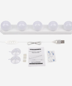 GloboStar® 79048 Φωτιστικό για Μακιγιάζ - Καθρέπτη - Πίνακα - Ντουλάπας LED 8W 800lm DC 5V με Καλώδιο Τροφοδοσίας USB & Ενσωματωμένο Χειριστήριο Εναλλαγής Χρωμάτων Αδιάβροχο IP54 CCT Θερμό 2700K έως Ψυχρό 6000K Dimmable 17 79048 6