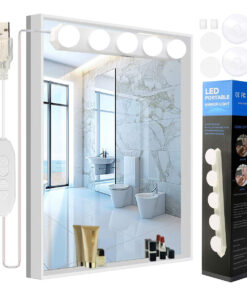 GloboStar® 79048 Φωτιστικό για Μακιγιάζ - Καθρέπτη - Πίνακα - Ντουλάπας LED 8W 800lm DC 5V με Καλώδιο Τροφοδοσίας USB & Ενσωματωμένο Χειριστήριο Εναλλαγής Χρωμάτων Αδιάβροχο IP54 CCT Θερμό 2700K έως Ψυχρό 6000K Dimmable 18 79048 7