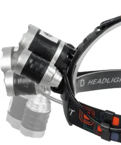 GloboStar® 79057 Φακός Κεφαλής Επαναφορτιζόμενος LED CREE XML2-T6 Chip 30 Watt 3000lm με 2 x 18650 Μπαταρίες 6000mAh Ψυχρό Λευκό 6000K 22 79057 5