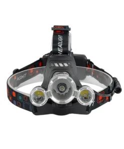 GloboStar® 79057 Φακός Κεφαλής Επαναφορτιζόμενος LED CREE XML2-T6 Chip 30 Watt 3000lm με 2 x 18650 Μπαταρίες 6000mAh Ψυχρό Λευκό 6000K 24 79057 7