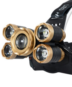 GloboStar® 79060 Φορητός Φακός Κεφαλής LED CREE 30W με Επαναφορτιζόμενη Μπαταρία 5200mAh & Καλώδιο Φόρτισης USB - Ψυχρό Λευκό 6000K - Μ8.5 x Π5.5 x Υ5cm 14 79060 6