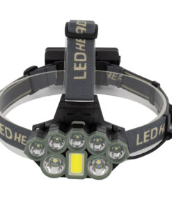 Alternative view of GLOBOSTAR® HEADLAMP 79062 Φακός Κεφαλής LED 40W 4000lm 15~60° DC 5V με USB-C με Επαναφορτιζόμενη Μπαταρία Li-ion 3.7V 2x18650 6000mAh Αδιάβροχο IP54 Ψυχρό Λευκό 6000K - CREE XML2-T6 Chip - Μ9.2 x Π3 x Υ4.5cm - 1 Χρόνο Εγγύηση