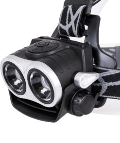 GloboStar® 79063 Φακός Κεφαλής Επαναφορτιζόμενος και Powerbank Mode 2 x LED CREE COB XML2-T6 Chip 25 Watt 2500lm με 2 x 18650 Μπαταρίες 5000mAh και με Φορτιστή Πρίζας Αδιάβροχος IP65 Ψυχρό Λευκό 6000K 14 79063 4