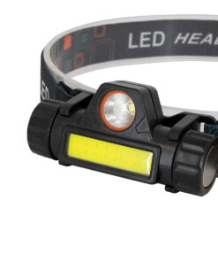 GLOBOSTAR® HEADLAMP 79064 Φακός Κεφαλής LED 25W 2500lm 15~120° DC 5V με USB-C με Επαναφορτιζόμενη Μπαταρία Li-ion 3.7V 1x18650 3400mAh Αδιάβροχο IP54 Ψυχρό Λευκό 6000K - CREE XML2-T6 & COB Chip - Μ8.2 x Π2.5 x Υ4cm - 1 Χρόνο Εγγύηση 14 79064 4
