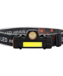 GLOBOSTAR® HEADLAMP 79064 Φακός Κεφαλής LED 25W 2500lm 15~120° DC 5V με USB-C με Επαναφορτιζόμενη Μπαταρία Li-ion 3.7V 1x18650 3400mAh Αδιάβροχο IP54 Ψυχρό Λευκό 6000K - CREE XML2-T6 & COB Chip - Μ8.2 x Π2.5 x Υ4cm - 1 Χρόνο Εγγύηση 15 79064 5