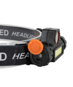 GLOBOSTAR® HEADLAMP 79064 Φακός Κεφαλής LED 25W 2500lm 15~120° DC 5V με USB-C με Επαναφορτιζόμενη Μπαταρία Li-ion 3.7V 1x18650 3400mAh Αδιάβροχο IP54 Ψυχρό Λευκό 6000K - CREE XML2-T6 & COB Chip - Μ8.2 x Π2.5 x Υ4cm - 1 Χρόνο Εγγύηση 18 79064 8