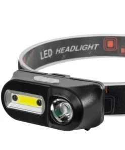 GLOBOSTAR® HEADLAMP 79066 Φακός Κεφαλής με Αισθητήρα Hand Swipe LED 25W 2500lm 60° DC 5V με USB-C με Επαναφορτιζόμενη Μπαταρία Li-ion 3.7V 1x18650 4800mAh Αδιάβροχο IP54 Ψυχρό Λευκό 6000K - CREE COB Chip - Μ8.5 x Π4 x Υ4cm - 2 Χρόνια Εγγύηση 16 79066 3