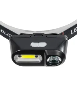 GLOBOSTAR® HEADLAMP 79066 Φακός Κεφαλής με Αισθητήρα Hand Swipe LED 25W 2500lm 60° DC 5V με USB-C με Επαναφορτιζόμενη Μπαταρία Li-ion 3.7V 1x18650 4800mAh Αδιάβροχο IP54 Ψυχρό Λευκό 6000K - CREE COB Chip - Μ8.5 x Π4 x Υ4cm - 2 Χρόνια Εγγύηση 17 79066 5