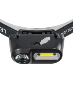 GLOBOSTAR® HEADLAMP 79066 Φακός Κεφαλής με Αισθητήρα Hand Swipe LED 25W 2500lm 60° DC 5V με USB-C με Επαναφορτιζόμενη Μπαταρία Li-ion 3.7V 1x18650 4800mAh Αδιάβροχο IP54 Ψυχρό Λευκό 6000K - CREE COB Chip - Μ8.5 x Π4 x Υ4cm - 2 Χρόνια Εγγύηση 19 79066 6