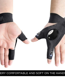 Alternative view of GLOBOSTAR® HANDLAMP 79067 Φακός Γάντι Χεριού LED 1W 100lm 60° DC 3V με 1xCR2016 Μπαταρία Αδιάβροχο IP44 Ψυχρό Λευκό 6000K - Μ33 x Π13.5 x Υ1cm - 1 Χρόνο Εγγύηση