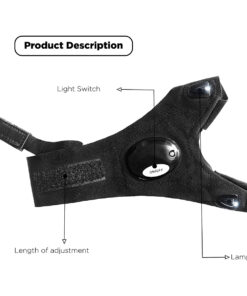 GLOBOSTAR® HANDLAMP 79067 Φακός Γάντι Χεριού LED 1W 100lm 60° DC 3V με 1xCR2016 Μπαταρία Αδιάβροχο IP44 Ψυχρό Λευκό 6000K - Μ33 x Π13.5 x Υ1cm - 1 Χρόνο Εγγύηση 16 79067 7