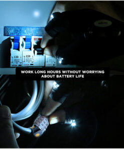 GLOBOSTAR® HANDLAMP 79067 Φακός Γάντι Χεριού LED 1W 100lm 60° DC 3V με 1xCR2016 Μπαταρία Αδιάβροχο IP44 Ψυχρό Λευκό 6000K - Μ33 x Π13.5 x Υ1cm - 1 Χρόνο Εγγύηση 17 79067 8