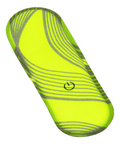 Alternative view of GloboStar® 79073 Μαγνητικό Clip Ασφαλείας Φωσφοριζέ Αντανακλαστικό για Ποδηλάτες & Runners με Φωτεινή Σήμανση LED & Μπαταρία CR2032 - Αδιάβροχο IP65 Λαχανί Φωσφοριζέ