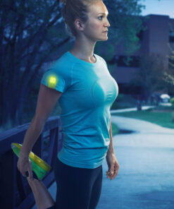 GloboStar® 79073 Μαγνητικό Clip Ασφαλείας Φωσφοριζέ Αντανακλαστικό για Ποδηλάτες & Runners με Φωτεινή Σήμανση LED & Μπαταρία CR2032 - Αδιάβροχο IP65 Λαχανί Φωσφοριζέ 15 79073 7