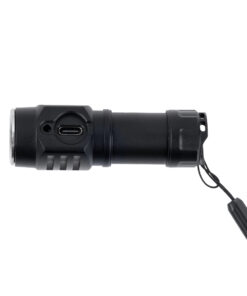 GloboStar® 79076 Φορητός Φακός Χειρός Επαναφορτιζόμενος LED Luminus SST20 10W 500lm 30° Μοιρών με 1 x 16340 Μπαταρία 800mAh USB 2.0 3 Modes Αδιάβροχο IP54 Ψυχρό Λευκό 6000K 15 79076 6