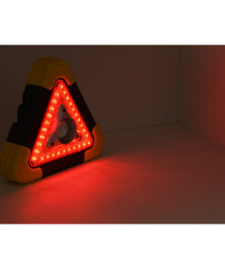 GloboStar® 79080 Φορητό Επαναφορτιζόμενο Τρίγωνο Ασφαλείας - Προβολέας Εργασίας LED COB 15W 1500lm με Ενσωματωμένη Μπαταρία 1200mAh & Φωτοβολταϊκό Πάνελ - 5 Light Modes & Power Bank με Καλώδιο Φόρτισης USB Αδιάβροχο IP54 Ψυχρό Λευκό 6000K 24 79080 12