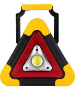 GloboStar® 79080 Φορητό Επαναφορτιζόμενο Τρίγωνο Ασφαλείας - Προβολέας Εργασίας LED COB 15W 1500lm με Ενσωματωμένη Μπαταρία 1200mAh & Φωτοβολταϊκό Πάνελ - 5 Light Modes & Power Bank με Καλώδιο Φόρτισης USB Αδιάβροχο IP54 Ψυχρό Λευκό 6000K 18 79080 6