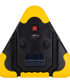 GloboStar® 79081 Φορητό Επαναφορτιζόμενο Τρίγωνο Ασφαλείας - Προβολέας Εργασίας LED COB 35W 3500lm με Ενσωματωμένη Μπαταρία 2000mAh & Φωτοβολταϊκό Πάνελ - 5 Light Modes & Power Bank με Καλώδιο Φόρτισης USB Αδιάβροχο IP54 Ψυχρό Λευκό 6000K 16 79081 4