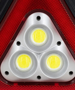 GloboStar® 79081 Φορητό Επαναφορτιζόμενο Τρίγωνο Ασφαλείας - Προβολέας Εργασίας LED COB 35W 3500lm με Ενσωματωμένη Μπαταρία 2000mAh & Φωτοβολταϊκό Πάνελ - 5 Light Modes & Power Bank με Καλώδιο Φόρτισης USB Αδιάβροχο IP54 Ψυχρό Λευκό 6000K 19 79081 7