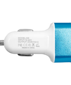Alternative view of Globostar® 79503 Μπλε Φορτιστής Αυτοκινήτου DC 12-24V με 3 Εξόδους USB DC 5V Max 3.1A 20W και Καλώδιο USB σε Type-C