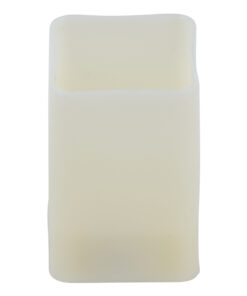 Alternative view of GloboStar® CANDLE 79539 ΣΕΤ 12 x Διακοσμητικά Realistic Κεράκια με LED Εφέ Κινούμενης Φλόγας - Μπαταρίας 12 x CR2032 Θερμό Λευκό 2700K Μπεζ L3.7 x W3.7 x H5.5cm