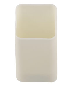 Alternative view of GloboStar® CANDLE 79540 ΣΕΤ 12 x Διακοσμητικά Realistic Κεράκια με LED Εφέ Κινούμενης Φλόγας - Μπαταρίας 12 x CR2032 Θερμό Λευκό 2700K Μπεζ L3.7 x W3.7 x H7.5cm