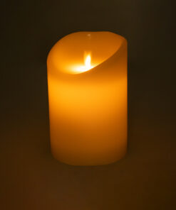 Alternative view of GLOBOSTAR® FIREFLAME 79542 Διακοσμητικό Κερί Παραφίνης με Εφέ Κινούμενης Φλόγας & IR Ασύρματο Χειριστήριο LED 1W 50lm 180° DC 3V με 2xAA Μπαταρίες IP20 Θερμό Λευκό 2700K Dimmable - Μ10 x Π10 x Υ15cm - 2 Χρόνια Εγγύηση