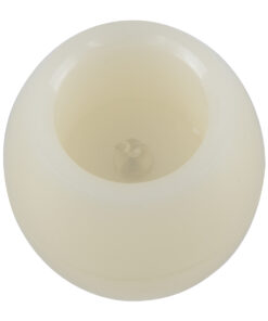 Alternative view of GloboStar® CANDLE 79549 ΣΕΤ 2 x Διακοσμητικά Realistic Κεράκια με LED Εφέ Κινούμενης Φλόγας - Μπαταρίας 2 x CR2032 Θερμό Λευκό 2700K Μπεζ D6 x H5cm