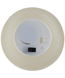 GloboStar® CANDLE 79549 ΣΕΤ 2 x Διακοσμητικά Realistic Κεράκια με LED Εφέ Κινούμενης Φλόγας - Μπαταρίας 2 x CR2032 Θερμό Λευκό 2700K Μπεζ D6 x H5cm 9 79549 5