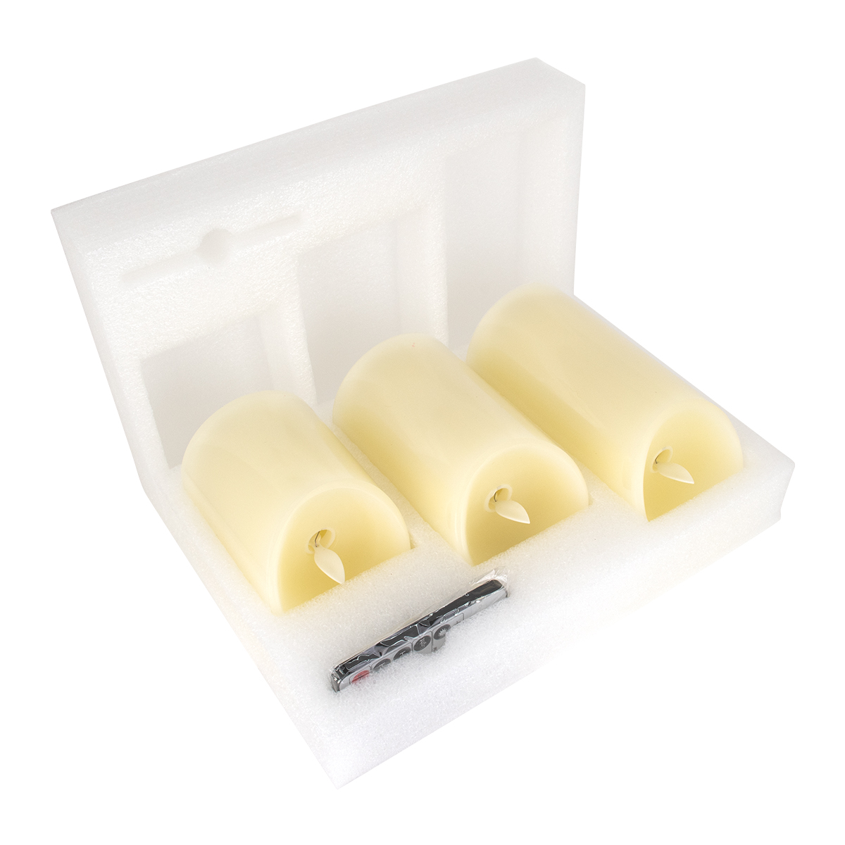 GLOBOSTAR® EVERFLAME 79555 Διακοσμητικό Κερί Παραφίνης με IR Ασύρματο Χειριστήριο LED 0.5W 30lm 120° DC 3.2V με 2xAA Μπαταρίες IP20 Θερμό Λευκό 2700K Dimmable - Μ7.5 x Π7.5 x Υ15cm - Πακέτο 3 Τεμαχίων - 1 Χρόνο Εγγύηση 4 GLOBOSTAR® EVERFLAME 79555 Διακοσμητικό Κερί Παραφίνης με IR Ασύρματο Χειριστήριο LED 0.5W 30lm 120° DC 3.2V με 2xAA Μπαταρίες IP20 Θερμό Λευκό 2700K Dimmable - Μ7.5 x Π7.5 x Υ15cm - Πακέτο 3 Τεμαχίων - 1 Χρόνο Εγγύηση - Image 3