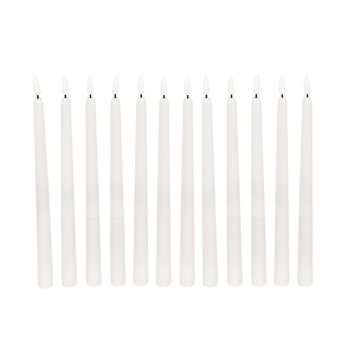 GloboStar® 79564 ΣΕΤ 12 Διακοσμητικών Realistic Κεριών Κηροπηγίου με LED Εφέ Κινούμενης Φλόγας - Μπαταρίας & Ασύρματο Χειριστήριο IR Θερμό Λευκό 2700K Dimmable 4 GloboStar® 79564 ΣΕΤ 12 Διακοσμητικών Realistic Κεριών Κηροπηγίου με LED Εφέ Κινούμενης Φλόγας - Μπαταρίας & Ασύρματο Χειριστήριο IR Θερμό Λευκό 2700K Dimmable - Image 2