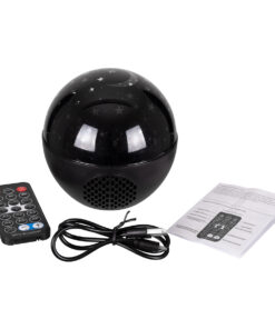 GloboStar® 79599 Επιτραπέζιο Διακοσμητικό Φωτιστικό Ειδικών Εφε NIGHT SKY STARS LED 10W DC 5V 2200mAh Επαναφορτιζόμενο με Bluetooth Speaker - Sound Activated - Καλώδιο Τροφοδοσίας USB και Ασύρματο Χειριστήριο RF 2.4Ghz Πολύχρωμo RGB Dimmable 11 79599 5