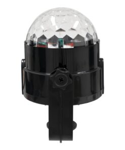 GloboStar® 79601-1 LED Party Disco Μπάλα με Περιστρεφόμενα Φωτορυθμικά Εφέ Πολύχρωμη RGB 15W με Sound Control Activated Εφέ και με Ασύρματο Χειριστήριο AC 230V IP20 Μ11 x Π8.6 x Υ13cm 18 79601 1 5