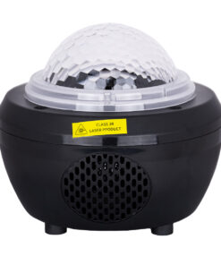 Alternative view of GloboStar® 79603 Μαύρο Επιτραπέζιο Διακοσμητικό Φωτιστικό Ειδικών Εφε NIGHT SKY GALAXY 3D LED 10W DC 5V 2200mAh Επαναφορτιζόμενο με Bluetooth Speaker - Sound Activated - Καλώδιο Τροφοδοσίας USB και Ασύρματο Χειριστήριο RF 2.4Ghz Πολύχρωμo RGB Dimmable