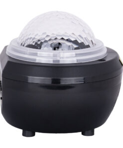 GloboStar® 79603 Μαύρο Επιτραπέζιο Διακοσμητικό Φωτιστικό Ειδικών Εφε NIGHT SKY GALAXY 3D LED 10W DC 5V 2200mAh Επαναφορτιζόμενο με Bluetooth Speaker - Sound Activated - Καλώδιο Τροφοδοσίας USB και Ασύρματο Χειριστήριο RF 2.4Ghz Πολύχρωμo RGB Dimmable 10 79603 4