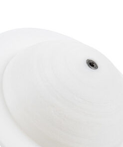 Alternative view of GloboStar® MOON 79608 Επιτραπέζιο Φωτιστικό Πορτατίφ LED 2W 120lm 360° DC 5V IP20 RGBW Dimmable Λευκό Πλαστικό με Μπεζ Ξύλο - Μ15 x Π15 x Υ13.5cm - 2 Xρόνια Εγγύηση