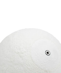 GloboStar® MOON 79620 Επιτραπέζιο Φωτιστικό Πορτατίφ LED 6W 360lm 360° DC 5V IP20 RGBW Dimmable Λευκό Πλαστικό με Μπεζ Ξύλο - Μ20 x Π20 x Υ25cm - 2 Xρόνια Εγγύηση 9 79620 3