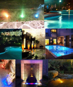 GloboStar® 79626 Υποβρύχια Διακοσμητική Φωτιζόμενη Βάση LED 5W για Μπουκάλια - Ποτήρια - Βάζα - Ναργιλέ Μπαταρίας με Ασύρματο Χειριστήριο IR Αδιάβροχη IP68 Πολύχρωμη RGB Dimmable 19 79626 10