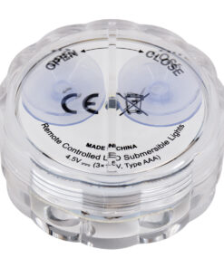 GloboStar® 79626 Υποβρύχια Διακοσμητική Φωτιζόμενη Βάση LED 5W για Μπουκάλια - Ποτήρια - Βάζα - Ναργιλέ Μπαταρίας με Ασύρματο Χειριστήριο IR Αδιάβροχη IP68 Πολύχρωμη RGB Dimmable 12 79626 3