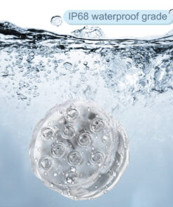 GloboStar® 79626 Υποβρύχια Διακοσμητική Φωτιζόμενη Βάση LED 5W για Μπουκάλια - Ποτήρια - Βάζα - Ναργιλέ Μπαταρίας με Ασύρματο Χειριστήριο IR Αδιάβροχη IP68 Πολύχρωμη RGB Dimmable 15 79626 6