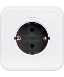 GLOBOSTAR® POWERCUBE 79627 Πολύπριζο 5 Θέσεων με 5 x EU Schuko Πρίζες Ασφαλείας Childproof AC 220-240V 3680W/16A Max Load IP20 - Λευκό & Γκρι - Μ7.5 x Π11.5 x Υ7.5cm 19 79627 7