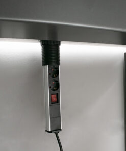 GloboStar® 79632 Χωνευτό Πτυσσόμενο Πολύμπριζο με 5 Πρίζες Ασφαλείας EU Σούκο AC 230V Max 5000W & 2 Εξόδους USB DC 5V Max 3A 18W & Ενσωματωμένο Διακόπτη Οn/Off 15 79632 6