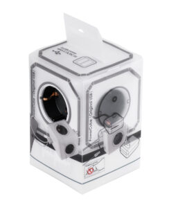 GLOBOSTAR® POWERCUBE 79633 Πολύπριζο 6 Θέσεων με 2 x Πρίζες DC 5V USB 2.0 & 4 x EU Schuko Πρίζες Ασφαλείας Childproof AC 220-240V 3680W/16A Max Load IP20 - Λευκό & Γκρι - Μ7.5 x Π11.5 x Υ7.5cm 21 79633 9