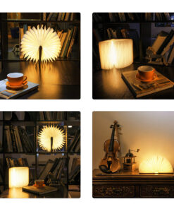 GLOBOSTAR® BOOKDECO 79635 Μοντέρνο Επιτραπέζιο Φωτιστικό Πορτατίφ LED 4W 350lm 180° DC 5V με USB 2.0 & Επαναφορτιζόμενη Μπαταρία Li-ion 3.2V 1000mAh IP20 Θερμό Λευκό 2700K - Μπεζ - Μ21.5 x Π16.5 x Υ2.2cm - 2 Χρόνια Εγγύηση 18 79635 9