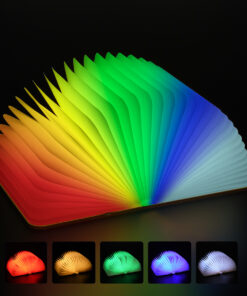 GloboStar® GLOBOSTAR® BOOKDECO 79636 Μοντέρνο Επιτραπέζιο Φωτιστικό Πορτατίφ LED 4W 250lm 180° DC 5V με USB 2.0 & Επαναφορτιζόμενη Μπαταρία Li-ion 3.2V 1000mAh IP20 Πολύχρωμο RGB - Μπεζ - Μ21.5 x Π16.5 x Υ2.2cm - 2 Χρόνια Εγγύηση