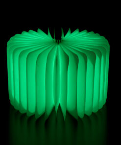 GLOBOSTAR® BOOKDECO 79636 Μοντέρνο Επιτραπέζιο Φωτιστικό Πορτατίφ LED 4W 250lm 180° DC 5V με USB 2.0 & Επαναφορτιζόμενη Μπαταρία Li-ion 3.2V 1000mAh IP20 Πολύχρωμο RGB - Μπεζ - Μ21.5 x Π16.5 x Υ2.2cm - 2 Χρόνια Εγγύηση 17 79636 4