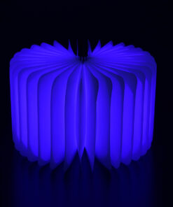 GLOBOSTAR® BOOKDECO 79636 Μοντέρνο Επιτραπέζιο Φωτιστικό Πορτατίφ LED 4W 250lm 180° DC 5V με USB 2.0 & Επαναφορτιζόμενη Μπαταρία Li-ion 3.2V 1000mAh IP20 Πολύχρωμο RGB - Μπεζ - Μ21.5 x Π16.5 x Υ2.2cm - 2 Χρόνια Εγγύηση 18 79636 5