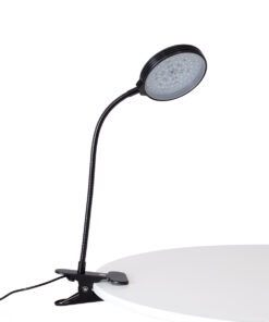 GLOBOSTAR® GROWME 79648 Φωτιστικό Ανάπτυξης Φυτών με Ενσωματωμένο Χειριστήριο LED 5W 150lm 120° DC 5V με USB 2.0 IP20 Πολύχρωμο Πλήρους Φάσματος Κόκκινο 660nm & Μπλε 450nm & UVIR 730nm Dimmable - Sanan SMD Chip - Μαύρο - Μ10 x Π20 x Υ36cm - 2 Χρόνια Εγγύηση 16 79648 4